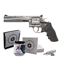 Dan Wesson 715 6 Zoll 4,5mm BBs Silber - Kugelfang-Set