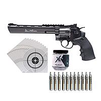 Dan Wesson 8 Zoll CO2-Revolver 4,5mm Stahl BB im Set