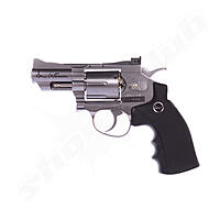 Dan Wesson CO2 Revolver 2,5 Zoll - 4,5 mm Stahlkugeln - silber