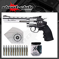 Dan Wesson CO2 Revolver 6 Zoll 4,5 mm Stahl BBs - Spar-Set