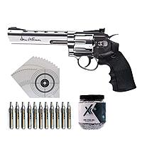 Dan Wesson CO2 Revolver 6 Zoll 4,5 mm Stahl BBs - Spar-Set