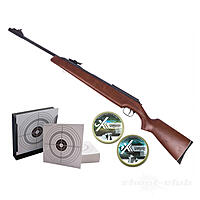 Diana 48 Seitenspanner Luftgewehr 4,5mm Diabolos Kugelfang Set