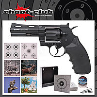 Diana Raptor 4Zoll CO2 Revolver 4,5mm Diabolos im Zielscheiben-Set