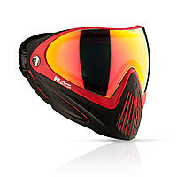 Dye i4 PRO Paintballmaske mit Thermalglas Farbe Meltdown Schwarz Rot