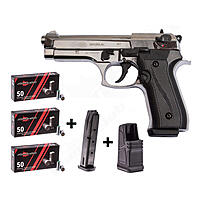 Ekol Firat Magnum Chrom Schreckschusspistole 9mm P.A.K. 150 Platzpatronen