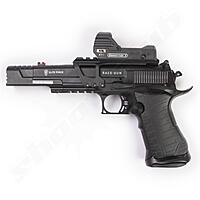 Elite Force Race Gun Softair Pistole Co2 GBB 6 mm 2 Joule + Visier