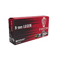 Fiocchi 9 mm Luger Vollmantel 124gr Pistolenpatronen 50 Stk