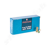 Fiocchi Platzpatronen 9mm P.A.K. NC - 50 Stk.