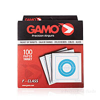 Gamo Zielscheiben F-Class aus Papier 14x14 cm 5er Ring