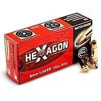 Geco Hexagon 9mm Luger - Pistolen Patronen - 50 Stk.