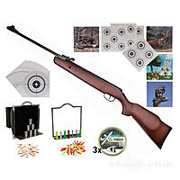 Hmmerli Black Force 550 Luftgewehr 4,5mm Diabolos - Super-Target Set