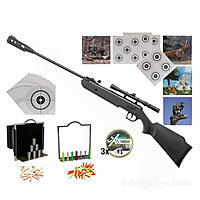 Hmmerli Firefox 500 Kit Luftgewehr 4,5mm Diabolos im Super-Target Set