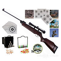 Hmmerli Hunter Force 750 Luftgewehr 4,5mm Diabolos im Super-Target Set