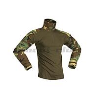 Invader Gear Combat Shirt M Woodland - Paintball- und Airsoftbekleidung