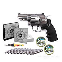 Legends S25 CO2 Revolver 4,5 mm Diabolos im Kugelfang Set