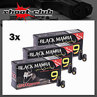 MAXXpower Black Mamba Schreckschuss Platzpatronen 9mm P.A.K. - 150 Schuss