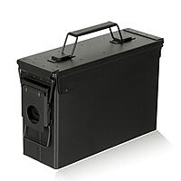 MFH Ammo Box Munitionskiste M19A1 Metall schwarz klein