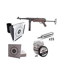 MP40 Kaliber CO2 Gewehr 4,5mm - shoot-club Komplett-Set