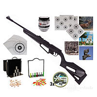 NXG APX Pump-Luftgewehr 4,5mm Diabolo & Stahl BB im Super-Target-Set