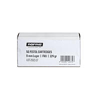 Norma Pistolen Munition 9mm Luger 124 gr Vollmetall FMJ - 50 Stck