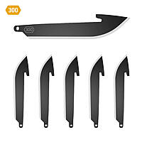 Outdoor Edge 3.0 Drop Point Wechselklingen - 6er Pack Black Oxide