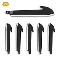 Outdoor Edge 3.0 Sheepsfoot Wechselklingen 6er Pack Black Oxide Ersatzklingen