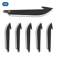 Outdoor Edge 3.5 Drop-Point Wechselklingen 6er Pack Black Oxide Ersatzklingen