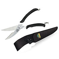 Outdoor Edge GameShears Wildschere Zerwirkschere mit Knochenaussparung & Nylon-Scheide 25,4 cm