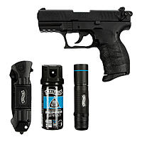 P22Q R2D Schreckschuss Pistole Selbstschutz KIT von Walther
