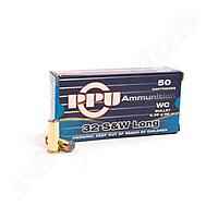 PPU .32 S&W Long Revolverpatronen 6,35g LWC - 50 Stck