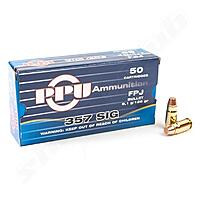 PPU .357 SIG 8,1g/ 125gr FPJ Pistolenpatronen 50 Schuss