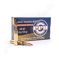 PPU PRVI PARTIZAN HP Match, 6,5x55, 7,8g/120Grs - 20 Stück
