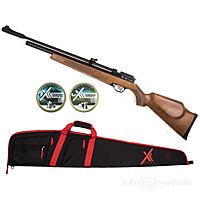Pressluftgewehr GSG PR900W Kaliber 4,5mm Diabolos - Futteral-Set