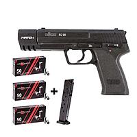 Rhm RG 96 MATCH Schreckschusspsitole 9 mm brniert inkl. 150 Platzpatronen
