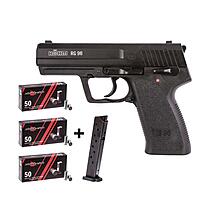 Rhm RG 96 brniert Schreckschusspistole 9 mm P.A.K. - Platzpatronen-Set