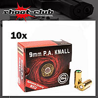RWS Geco Nitro Schreckschuss Platzpatronen 9 mm P.A.K. - 250 Stck