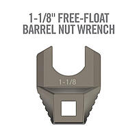 Real Avid Master-Fit Wrench Head 1-1/8 Free-Float Barrel Nut