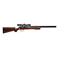 Remington Vought Pressluftgewehr PCP 4,5mm Diabolo Holzschaft Magazin Zielfernrohr