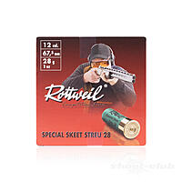 Rottweil Special Skeet Streu Sport Schrotpatrone 28 g Kaliber 12/67,5 2,0 mm