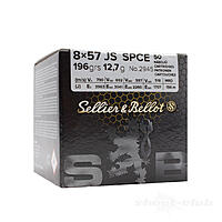 S&B 8x57IS SPCE Büchsenpatronen 12,7g / 196gr - 50 Stk