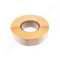 Schusspflaster weiß - 2000 Stück - Durchmesser 19mm - selbstklebend
