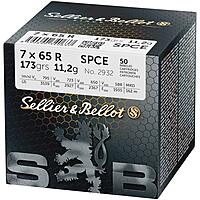 Sellier & Bellot SPCE Teilmantel Büchsenpatronen 7x65 R