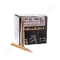 Sellier & Bellot Bchsenpatronen 8x57 JS FMJ 12,7g / 196gr - 50 Stk