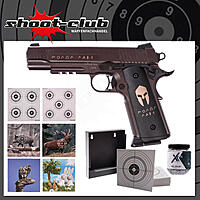 Sig Sauer 1911 Spartan CO2 Pistole 4,5 mm BBs - Zielscheiben-Set