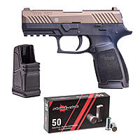 Sig Sauer P320 Bronze Schreckschusspistole Platzpatronen Set