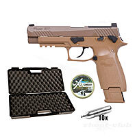 Sig Sauer P320-M17 CO2 Pistole 4,5mm Diabolos im Koffer-Set