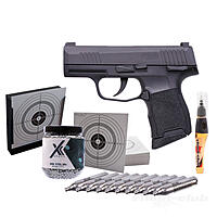 Sig Sauer P365 CO2 Pistole 4,5mm Stahlkugeln im Set