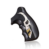 Smith&Wesson 686 K-Frame L-Frame Round Butt Griff Skull Acryl Schwarz