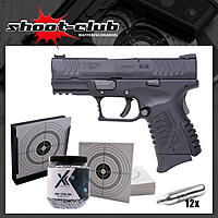 Springfield XDM compact CO2 Pistole Kal. 4,5mm Stahl BBs im Set