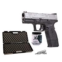 Springfield XDM compact bicolor CO2 Pistole 4,5mm BBs im Koffer-Set